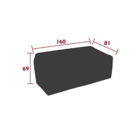 Housse de protection pour les canapés et modules 2 places Bellevie - FERMOB