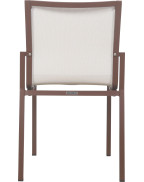 Chaise de jardin empilable AMAKA - LES JARDINS