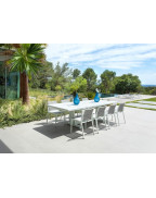 Table de jardin extensible AMAKA 200/300x105 cm / 10-12 places - LES JARDINS