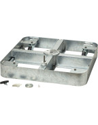 Socle de 150 kg M4 avec roulettes 80x80x14cm - GLATZ