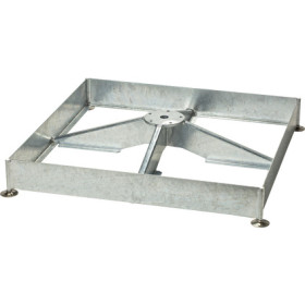 Socle M4  180 kg 91 x 91 x 15.5 – 19.5 cm - GLATZ