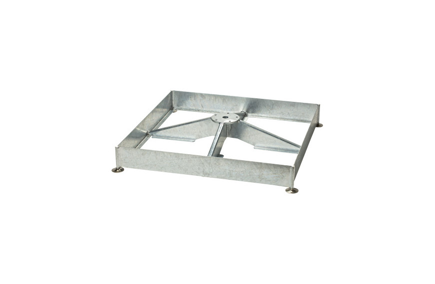 Socle M4  180 kg 91 x 91 x 15.5 – 19.5 cm - GLATZ