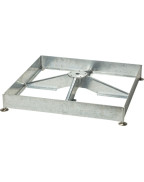 Socle M4  180 kg 91 x 91 x 15.5 – 19.5 cm - GLATZ
