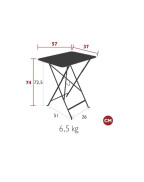 Table pliante de jardin 37x57 cm BISTRO / 2 places - FERMOB
