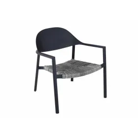 Fauteuil bas de jardin BAGE / Noir - PROLOISIRS