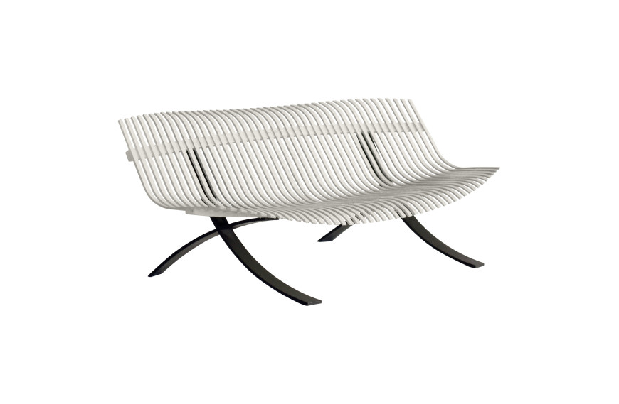 Banc de jardin CHARIVARI  246x90 cm - FERMOB