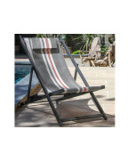 Chilienne aluminium rayé LINEA - PROLOISIRS