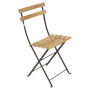 Chaise pliante de jardin BISTRO NATUREL - FERMOB