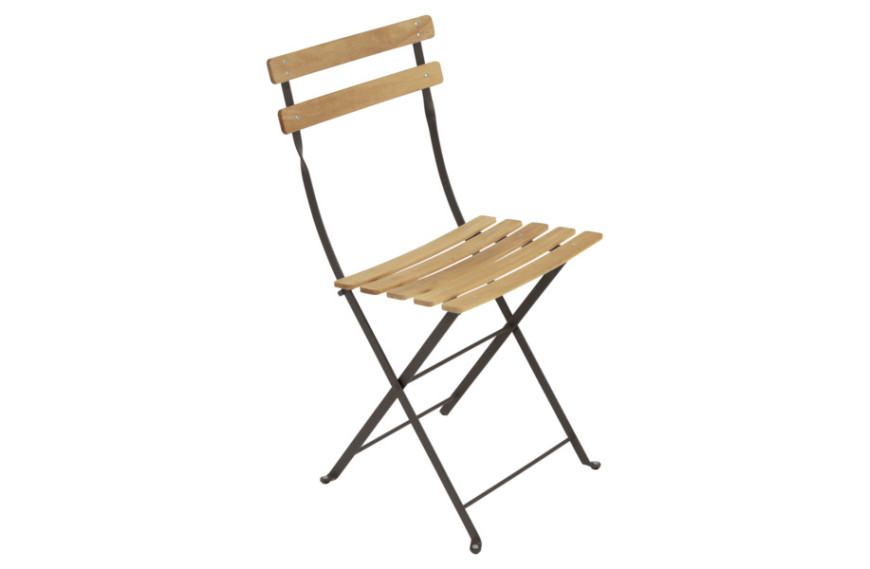 Chaise pliante de jardin BISTRO NATUREL - FERMOB