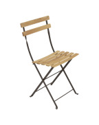 Chaise pliante de jardin BISTRO NATUREL - FERMOB