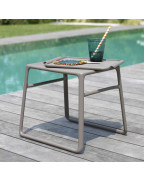 Table basse de jardin POP NARDI en polypropylène fiberglass traité anti-UV