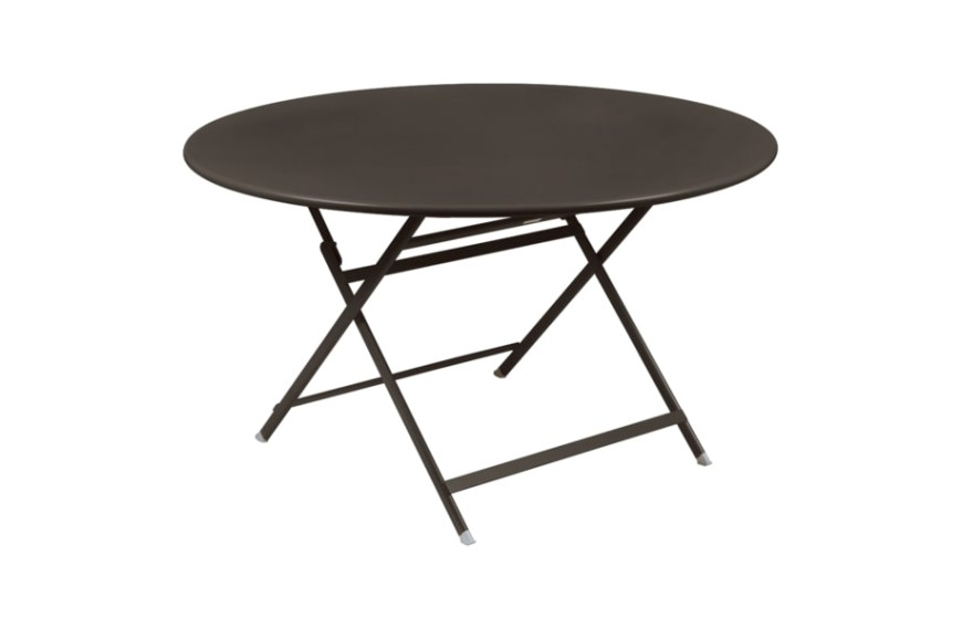 Table pliante de jardin ronde Ø128 cm CARACTERE / 8 places - FERMOB