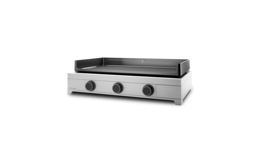 Plancha à gaz MODERN 75 Inox / 3 brûleurs - FORGE ADOUR