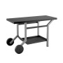 Chariot roulant pour plancha ACIER NOIR GRIS TRA_NG - FORGE ADOUR