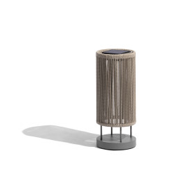 Lampe solaire de jardin haut de gamme ROP&STRIP Les Jardins en aluminium et granite