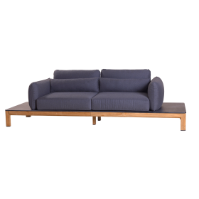 Canapé de jardin plateforme TEKURA / 3 places - LES JARDINS