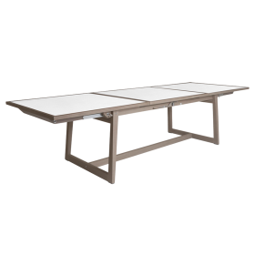 Table de jardin extensible SKAAL 210-320 x 105 cm / 12 places - LES JARDINS