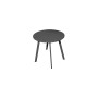 Table basse de jardin MASSAÏ Ø60 x H46cm PROLOISIRS en acier coloré et peint epoxy