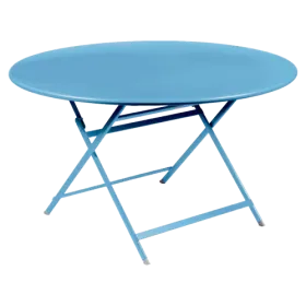 Table pliante de jardin ronde Ø128 cm CARACTERE / 8 places - FERMOB