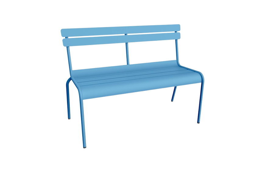 Banc de jardin avec dossier LUXEMBOURG / 3 places - FERMOB