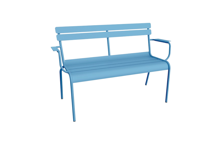 Banc de jardin 131 x 55.5 cm LUXEMBOURG / 2 places - FERMOB