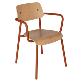 Fauteuil Bridge de repas chêne STUDIE - FERMOB