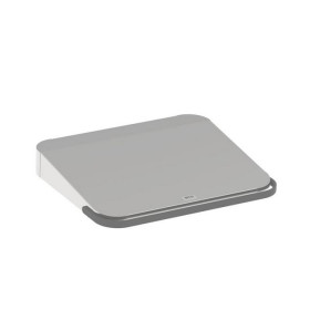 Couvercle inox pour plancha ENOSIGN 65 - Protection contre poussière et intempéries, poignée aluminium et charnières à frein