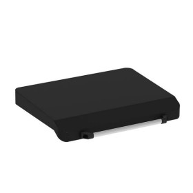 Couvercle noir pour plancha FUSION 75 ENO, acier galvanisé thermolaqué, poignée aluminium, protection et pare-vent.