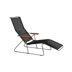 Sunlounger acier thermolaque ACC BAMBOU - HOUE