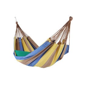 hamac simple en coton 140 x 200 cm PROLOISIRS pour jardin et extérieur