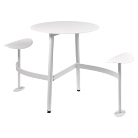 Table ronde BOLDER 2 places avec assise - FERMOB