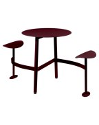Table ronde BOLDER 2 places avec assise - FERMOB