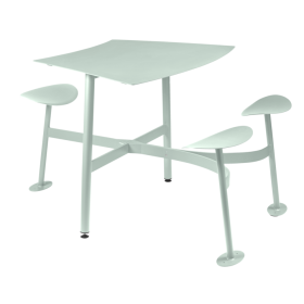 Table modulaire 3 places avec assises BOLDER - FERMOB