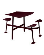 Table modulaire 3 places avec assises BOLDER - FERMOB
