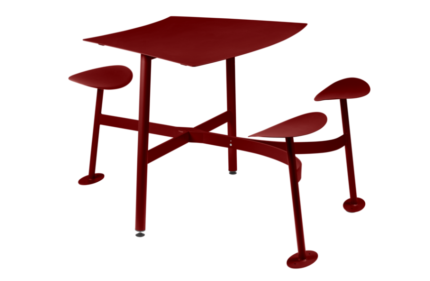 Table modulaire 3 places avec assises BOLDER - FERMOB