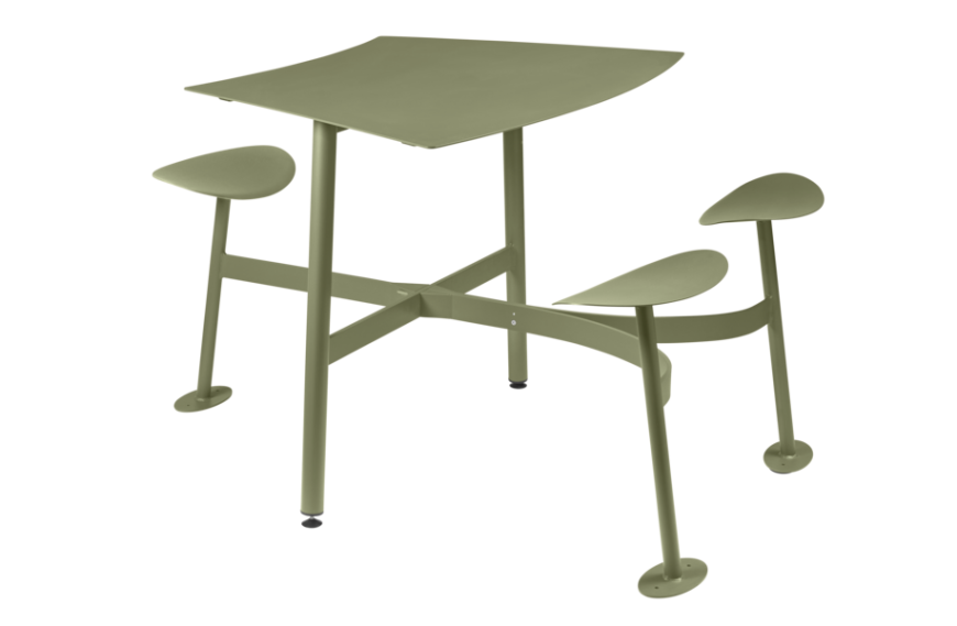 Table modulaire 3 places avec assises BOLDER - FERMOB