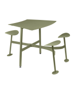 Table modulaire 3 places avec assises BOLDER - FERMOB