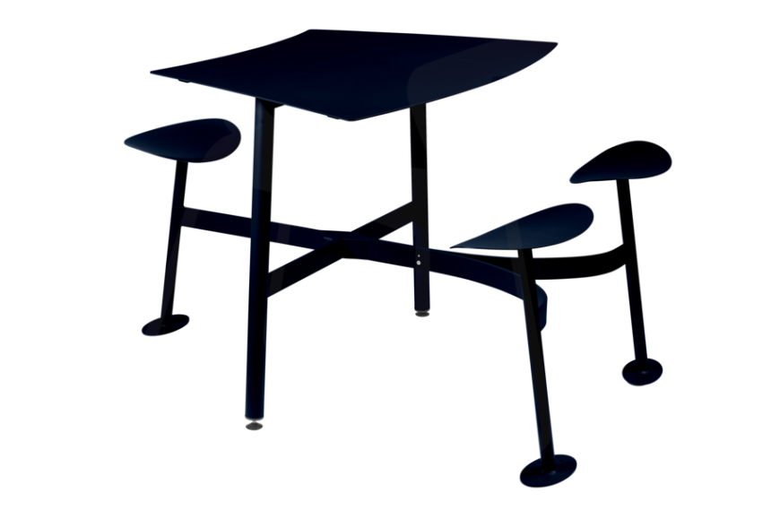 Table modulaire 3 places avec assises BOLDER - FERMOB