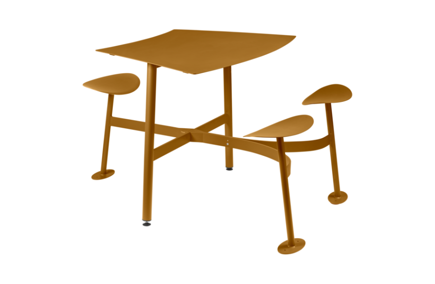 Table modulaire 3 places avec assises BOLDER - FERMOB