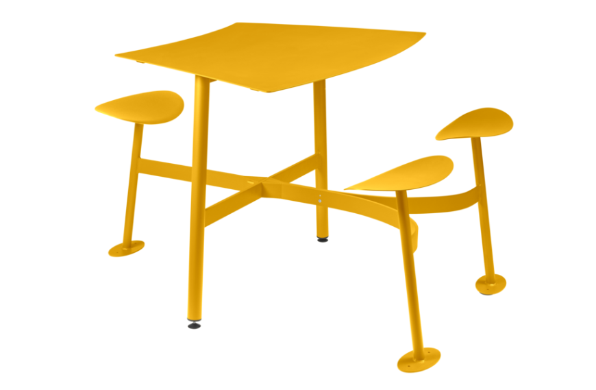 Table modulaire 3 places avec assises BOLDER - FERMOB