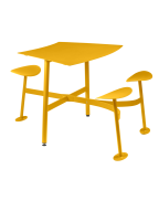 Table modulaire 3 places avec assises BOLDER - FERMOB