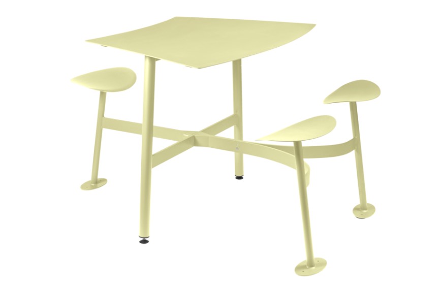 Table modulaire 3 places avec assises BOLDER - FERMOB
