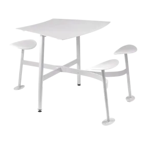 Table modulaire 3 places avec assises BOLDER - FERMOB