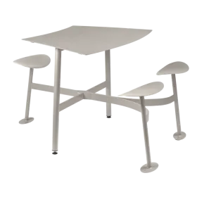 Table modulaire 3 places avec assises BOLDER - FERMOB