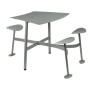 Table modulaire 3 places avec assises BOLDER - FERMOB