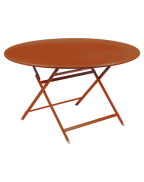 Table pliante de jardin ronde Ø128 cm CARACTERE / 8 places - FERMOB