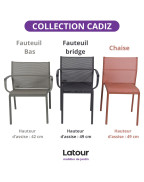 Chaise de jardin CADIZ - FERMOB