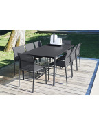 Table de jardin 160 x 80 cm CALVI / 6 places - FERMOB
