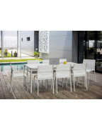 Table de jardin 195x95 cm CALVI / 10 places - FERMOB