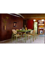 Table de jardin 195x95 cm CALVI / 10 places - FERMOB